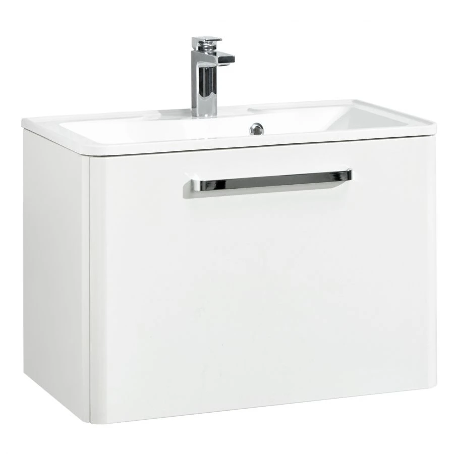 Elegant Valencia 75 Bathroom Vanity in Pearl White - 1A123601VAG301