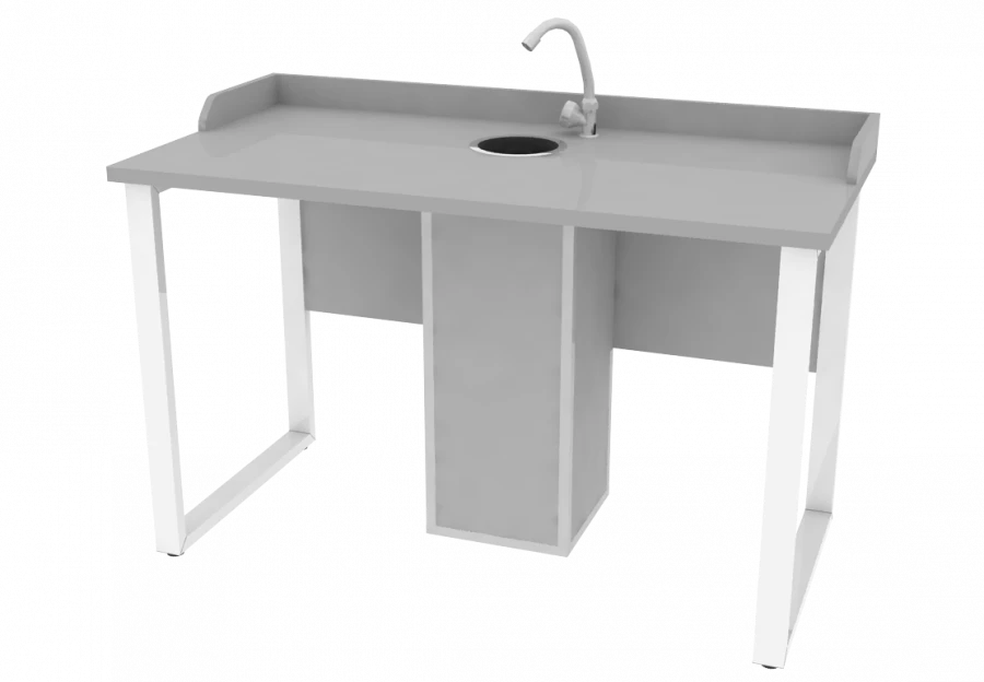 Chemical Work Table with Set, 1200x600x750mm