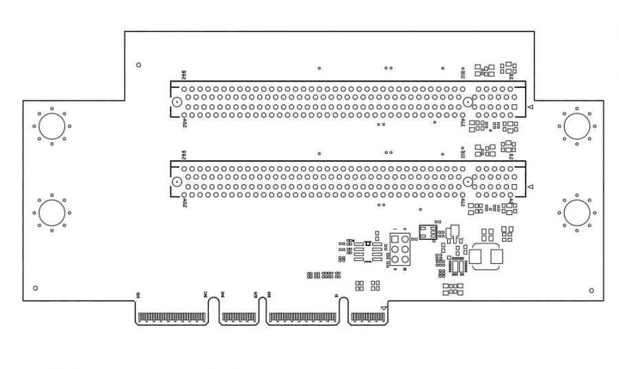 Riser Expansion Board for Connecting Additional Components KDBA.469535.091