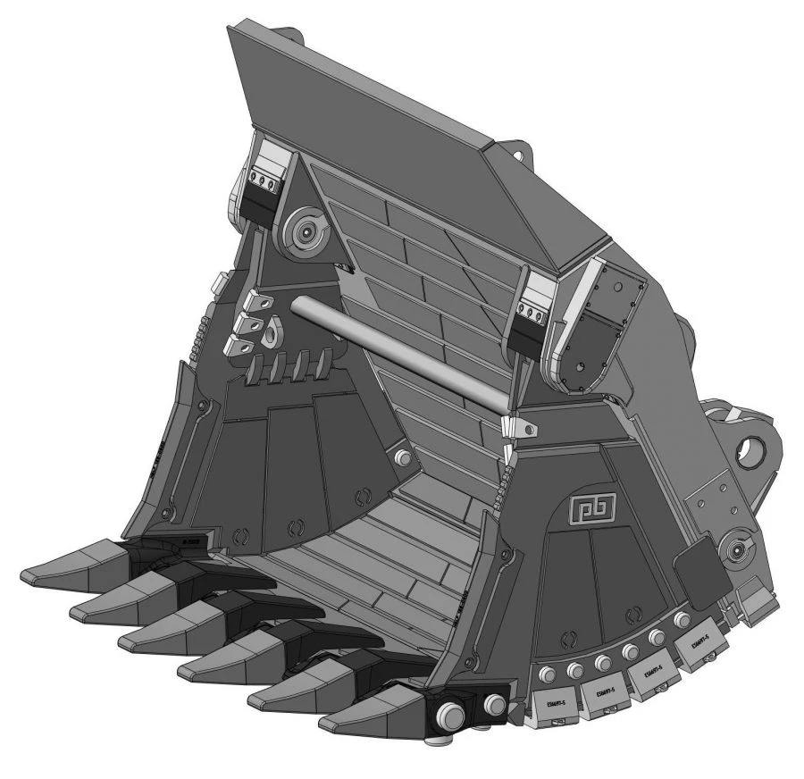 Bottom Discharge Bucket EX-1900.FS-8-T1J1G1S1