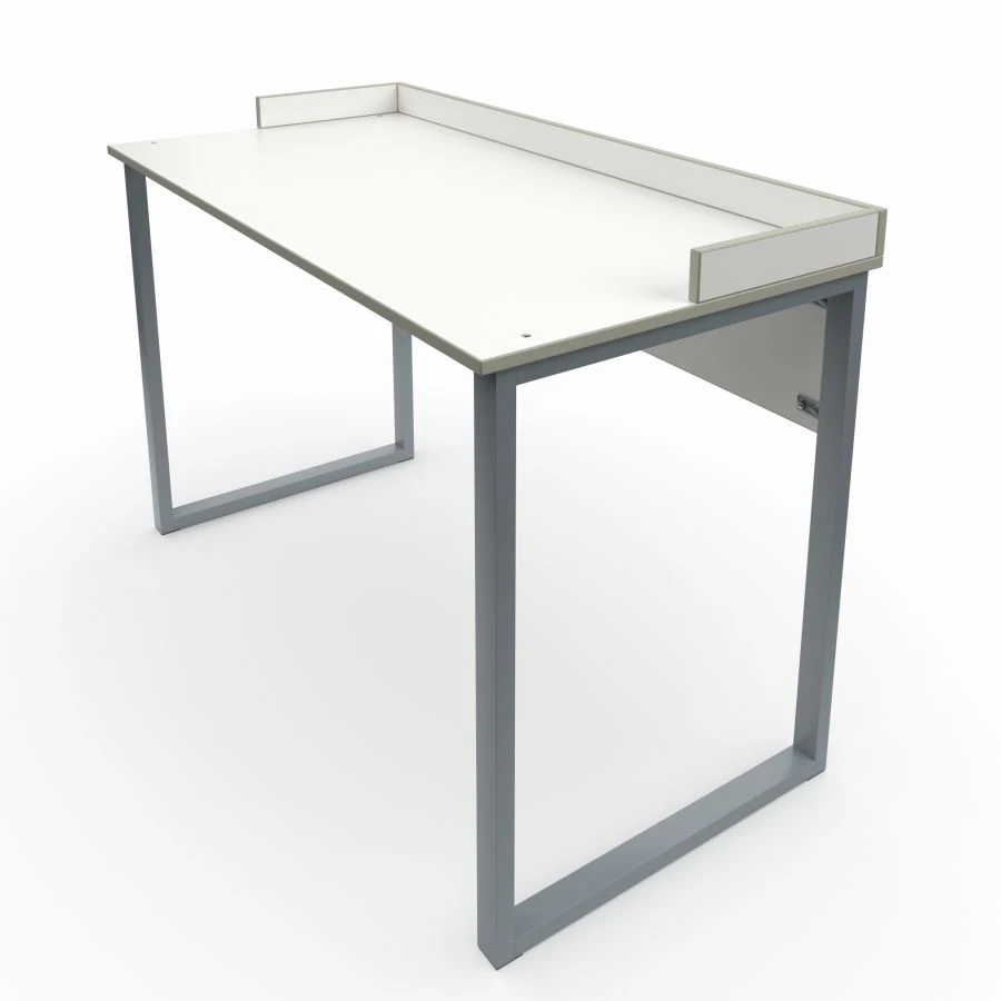 Laboratory Student Table with Edges on Rectangular Pipe