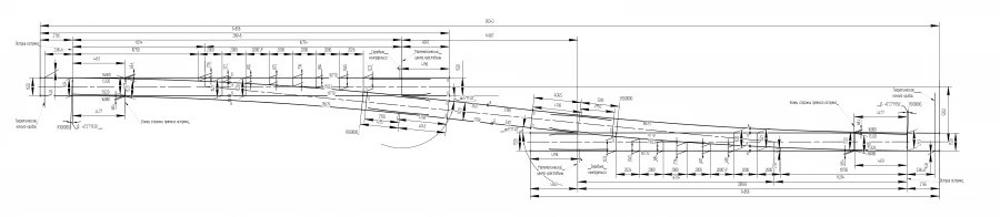 Single Switch Type R65 Model 1/11 for Concrete Beams Project 2799.00.000-19