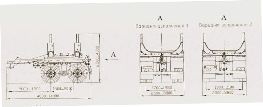 Platform Trailer for Transporting Pipes - SAV 83431T