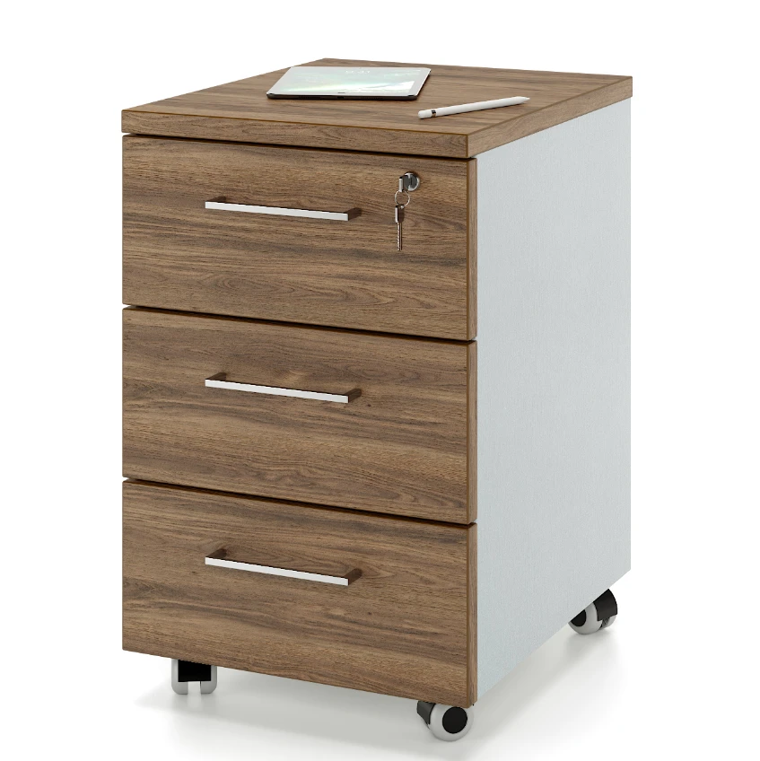 Mobile Cabinet ZAMM with 3 Drawers and Central Lock
