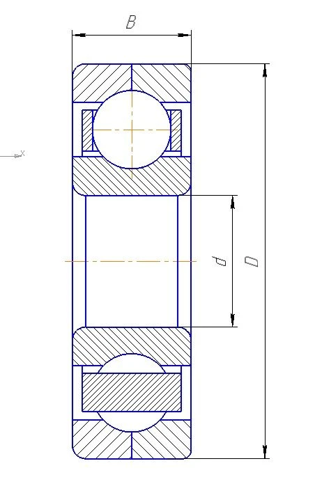 Rolling Bearing 6-116126L-ETU 500