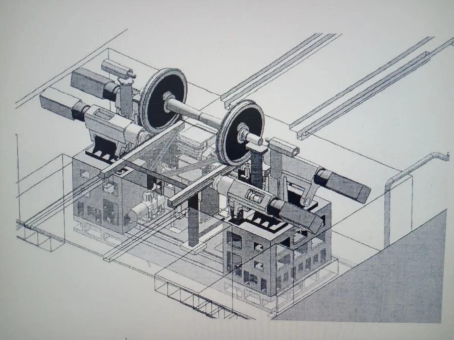 CNC Wheel Turning Machine Model RT906F3