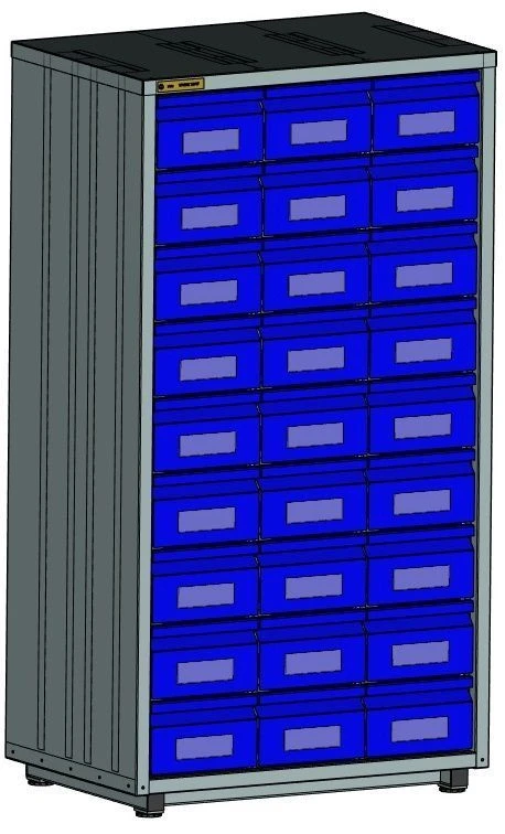 Steel Card Storage Cabinet with Drawers