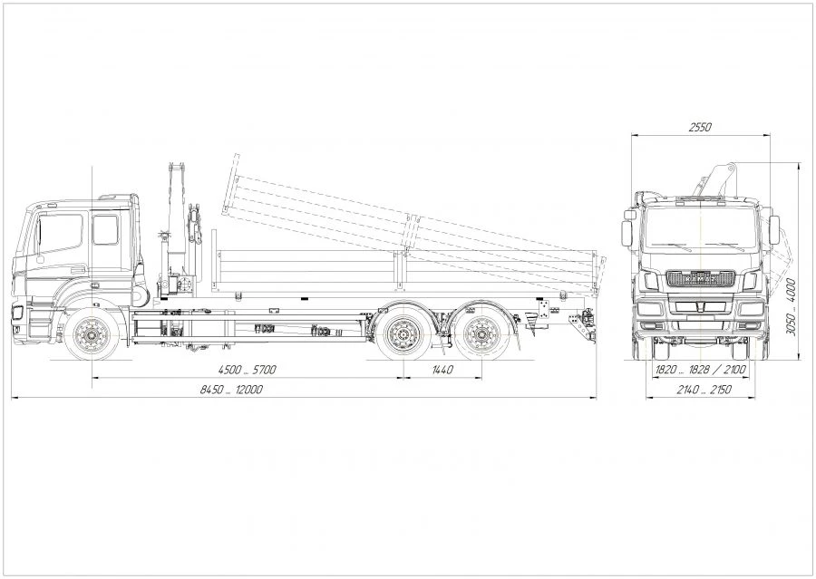 Diesel Dump Truck 57542, Model 57528N, Over 20t Capacity