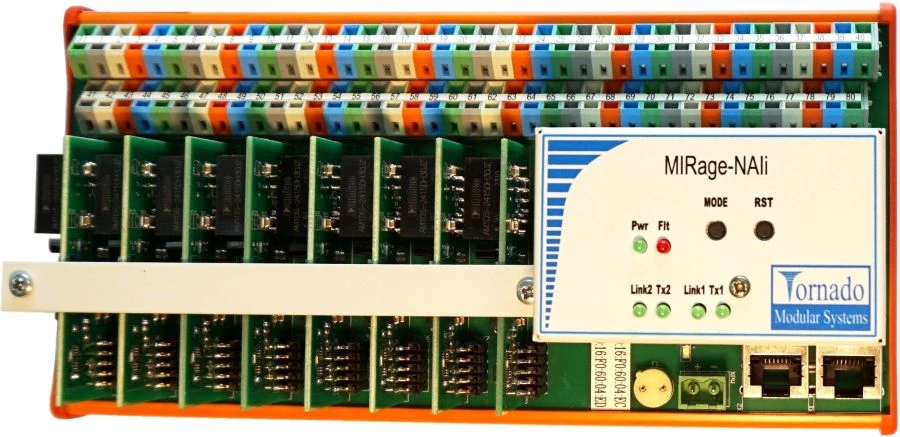 Analog Input Device for 8 Standard Current Signals, Individual Galvanic Isolation, Sensor Power Supply (MIRage-NAIi-S)