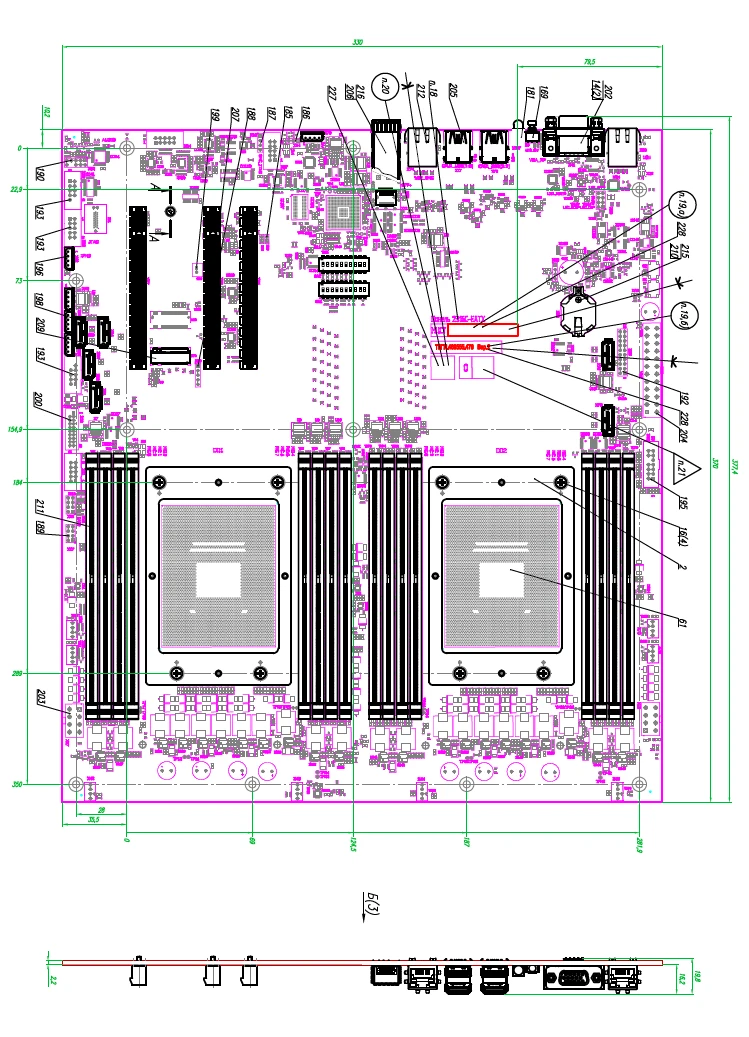 2E16S-EATX Panel for Personal Computing and Servers