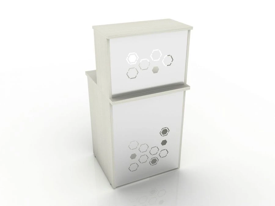 Direct Segment Reception Desk for Medical Facilities - Model 401-001-1