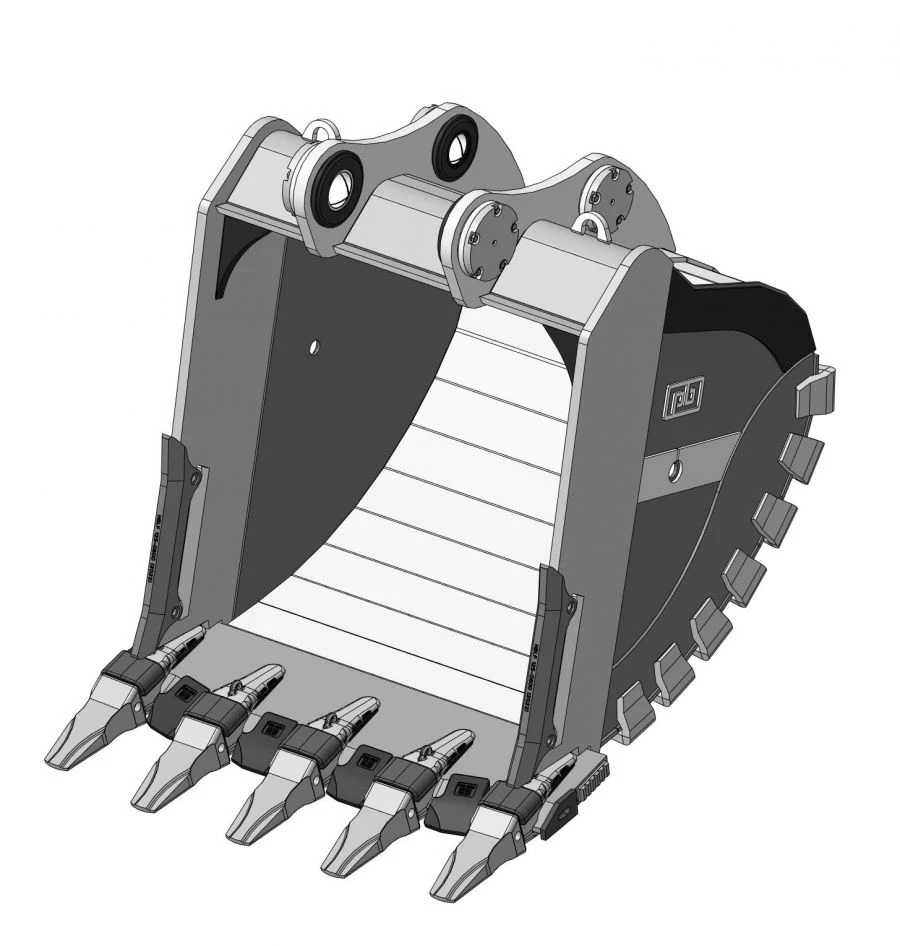 Super Reinforced Rock Bucket RDX-123.24-M1