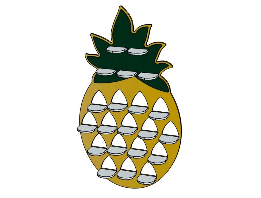 Craft Display Stand "Pineapple" for Preschool SZH09