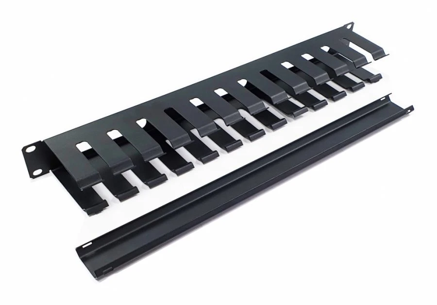 Horizontal Cable Organizer with Removable Metal Lid