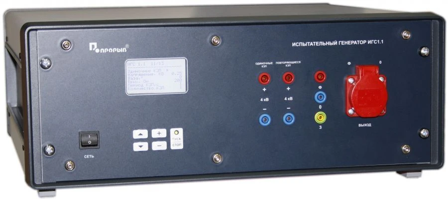 Damped Oscillatory Interference Test Generator IGS 1.1
