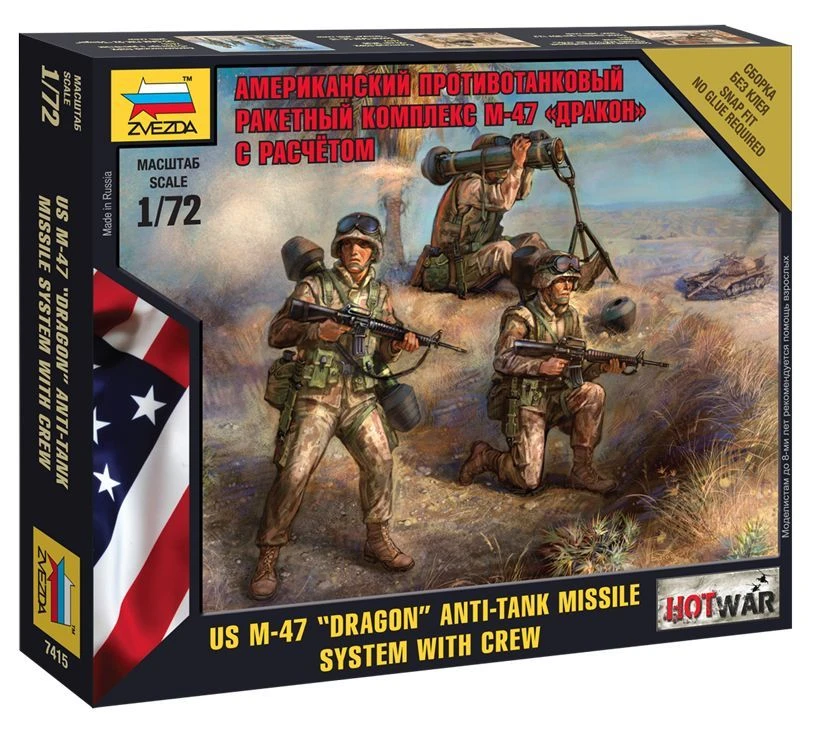 M-47 Dragon Anti-Tank Missile System Model Kit