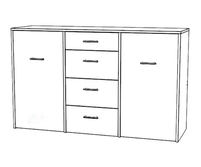 Table and Poster Storage System with PVC Edges