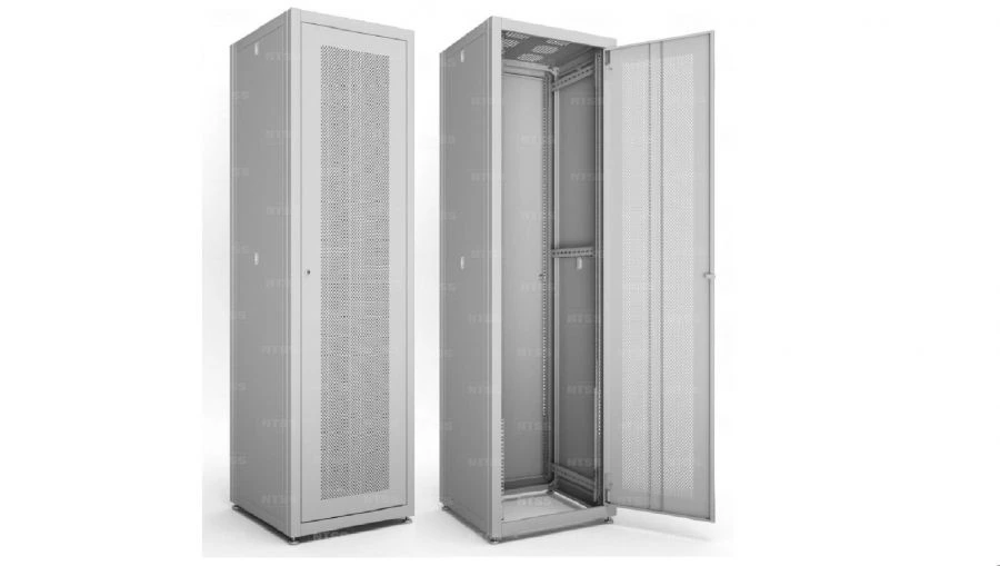 19" напольный шкаф "СТАНДАРТ" 47U 800х1000 мм, передняя дверь перфорация, боковые стенки съемные