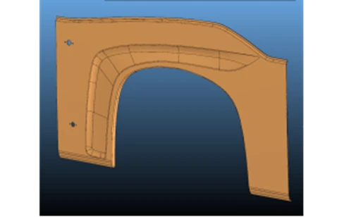 Front Left Arc Panel - 5299230-5402502-51/B