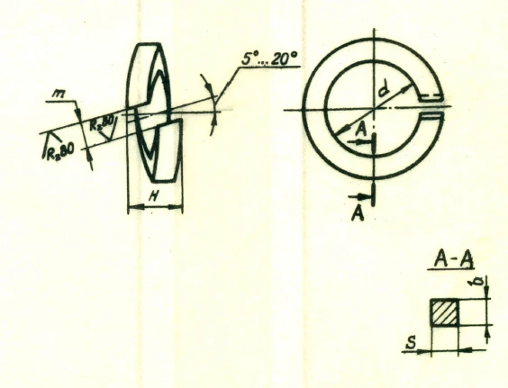 Spring Washers OST 1 11532-74 - High-Quality Metal Washers