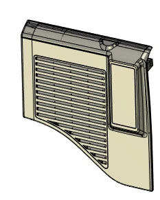 Right Trunk Side Trim for D-Coat Model 96831400ZD