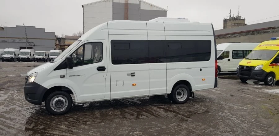 Passenger and Cargo Bus IAC-1767M2 on Gazelle NN Chassis A69R32 Diesel Engine
