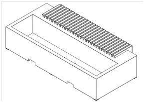 Metal Frame Bench for Offices and Public Spaces, Model 15049