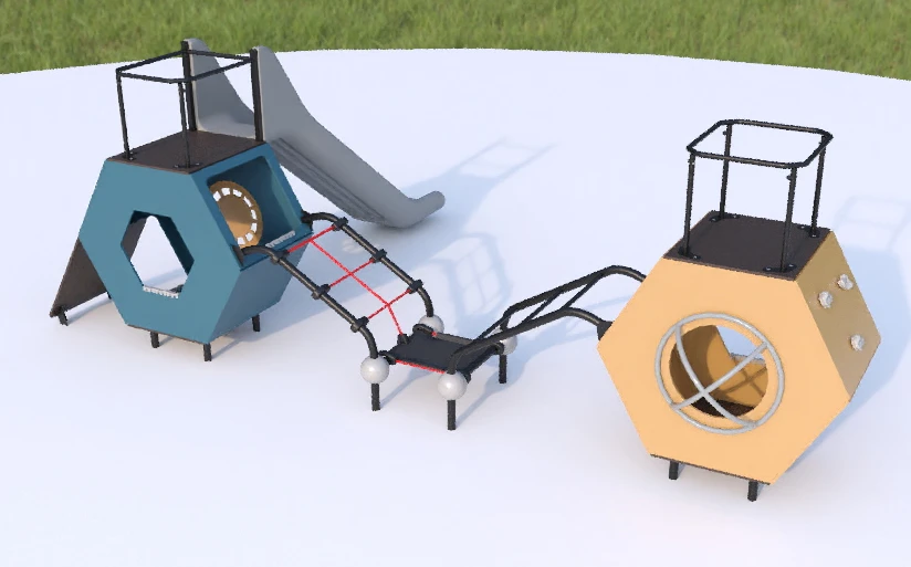 Children's Play Complex for Thematic Games 115.78.10