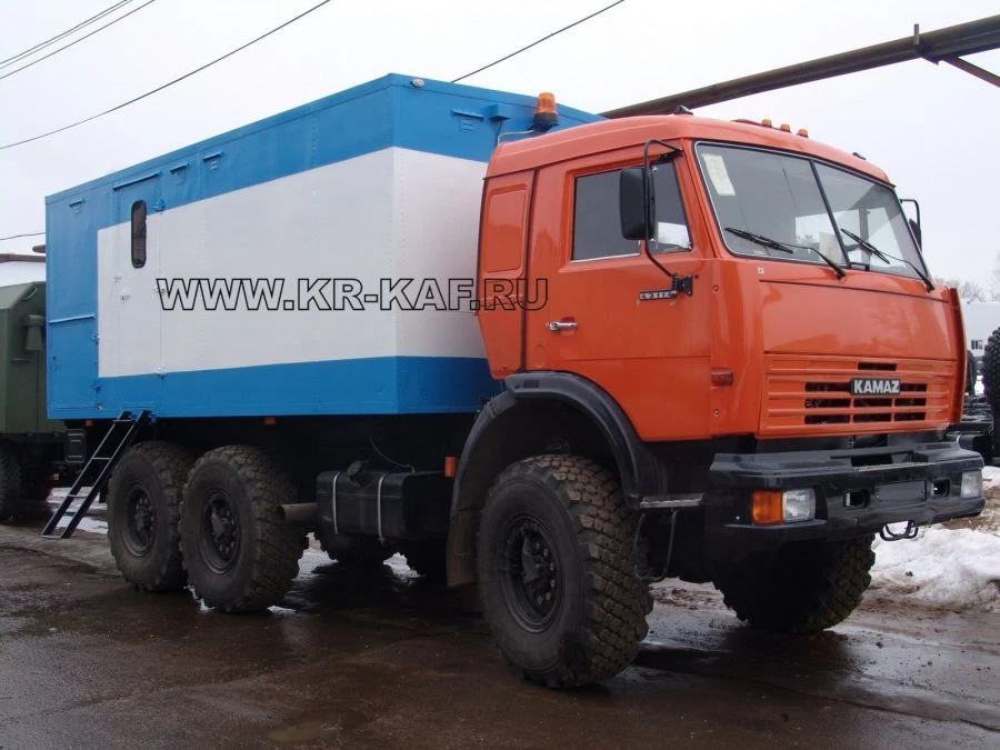 Van Vehicle Model 574214 on KAMAZ-5350-D5 Chassis