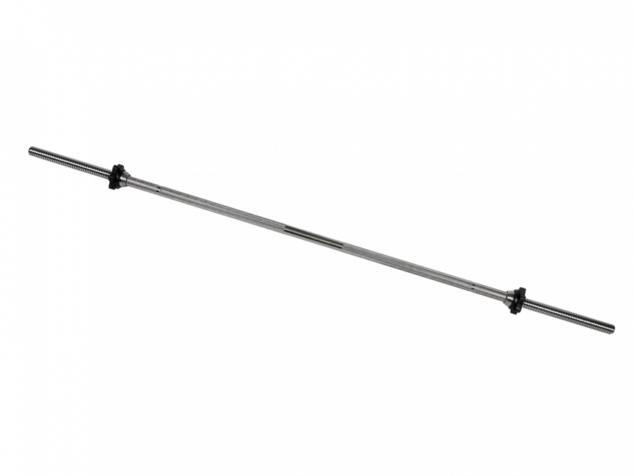 Chromed Barbell 1500 mm with 25 mm Threaded Veyder Nut, 150 kg Capacity, 6.7 kg Weight