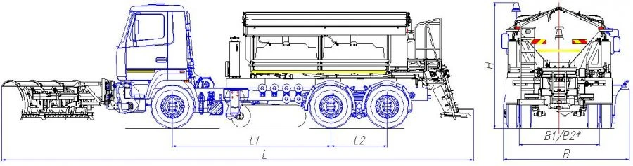 Road Maintenance Machine with Winter Equipment MK-3531-10