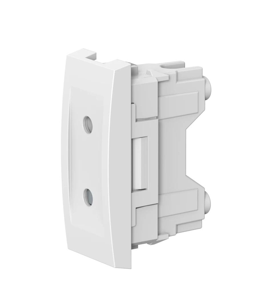Caduceus Aling Mode Hidden Installation Socket 10A, 250V, White, Art. 652.0