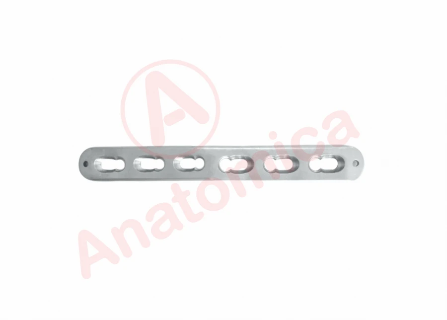Wide Straight Plate with Angular Stability for Bone Fracture Fixation