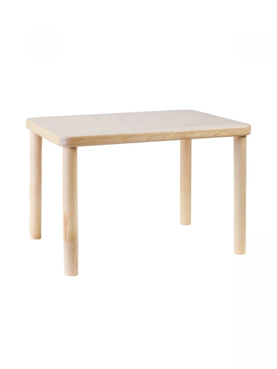 Rectangular Children's Table 520 mm Natural Wood