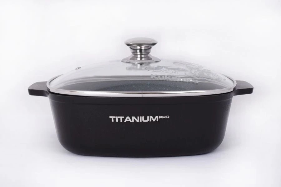 Aluminum Casserole with Non-Stick Coating 4L - Kukmara Titanium Pro
