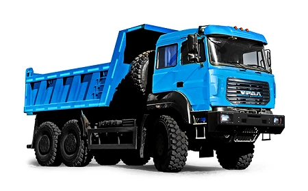 Ural 6370-0121 Dump Truck for Bulk Cargo Transportation