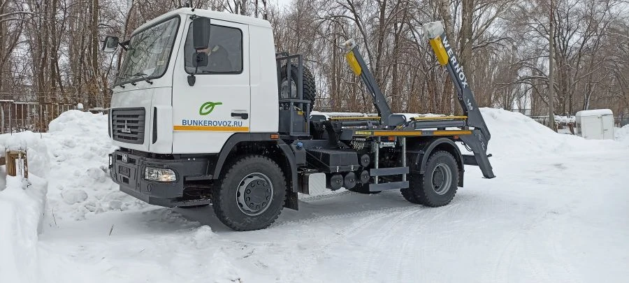 Container Garbage Truck WERNOX 67077-5N32, Model 67077E-53