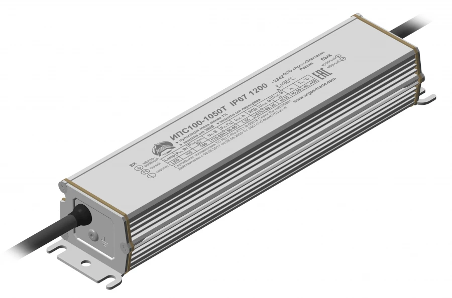 مصدر الطاقة المقاوم للماء لإضاءة LED IPS100-1050T IP67