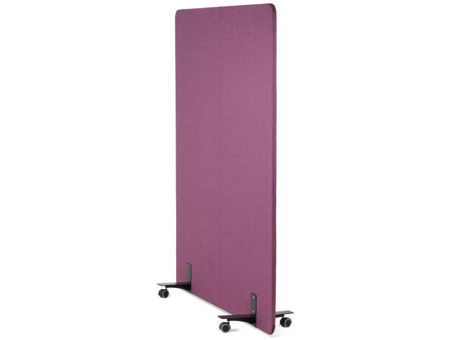 Office Partition with Wooden Frame and Soft Upholstery "MUVI