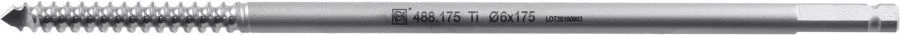 Schanz Rods 6.0 mm Diameter with Spongy Thread, Article 488.175