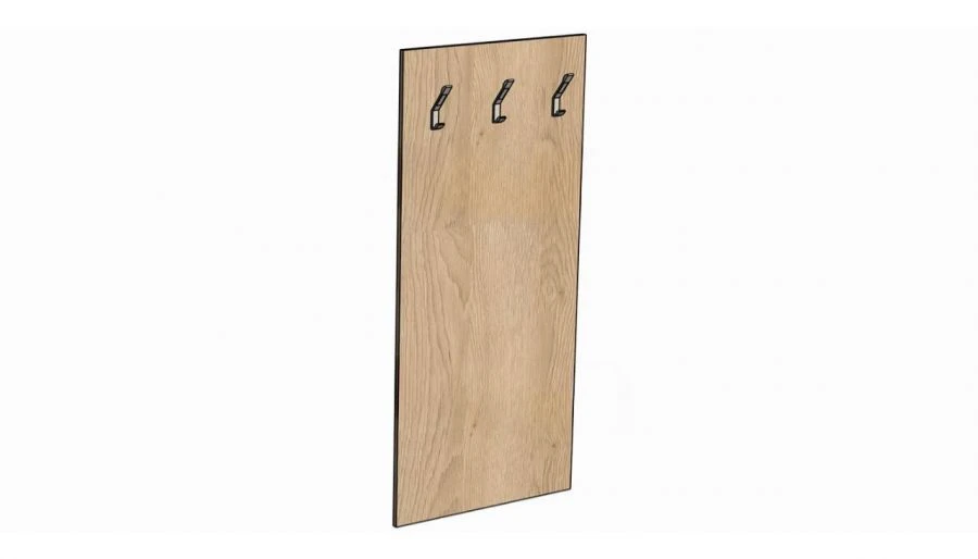 High Coat Rack Panel with Three Hooks "MNS