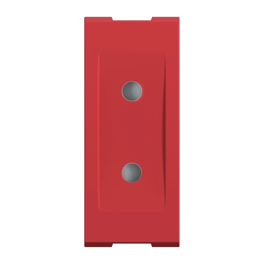 CADUCEUS ALING MODE Red Socket without Grounding 10A 250V~ 1M Art. 652.4
