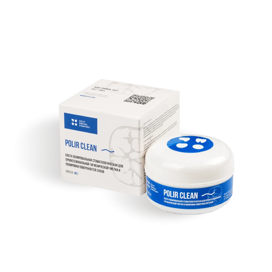 Polir Clean Professional Polishing Paste for Dental Hygiene, 45g