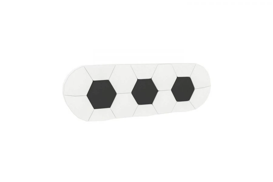 Soft Backrest Football (White/Black) Model LD.518150.000
