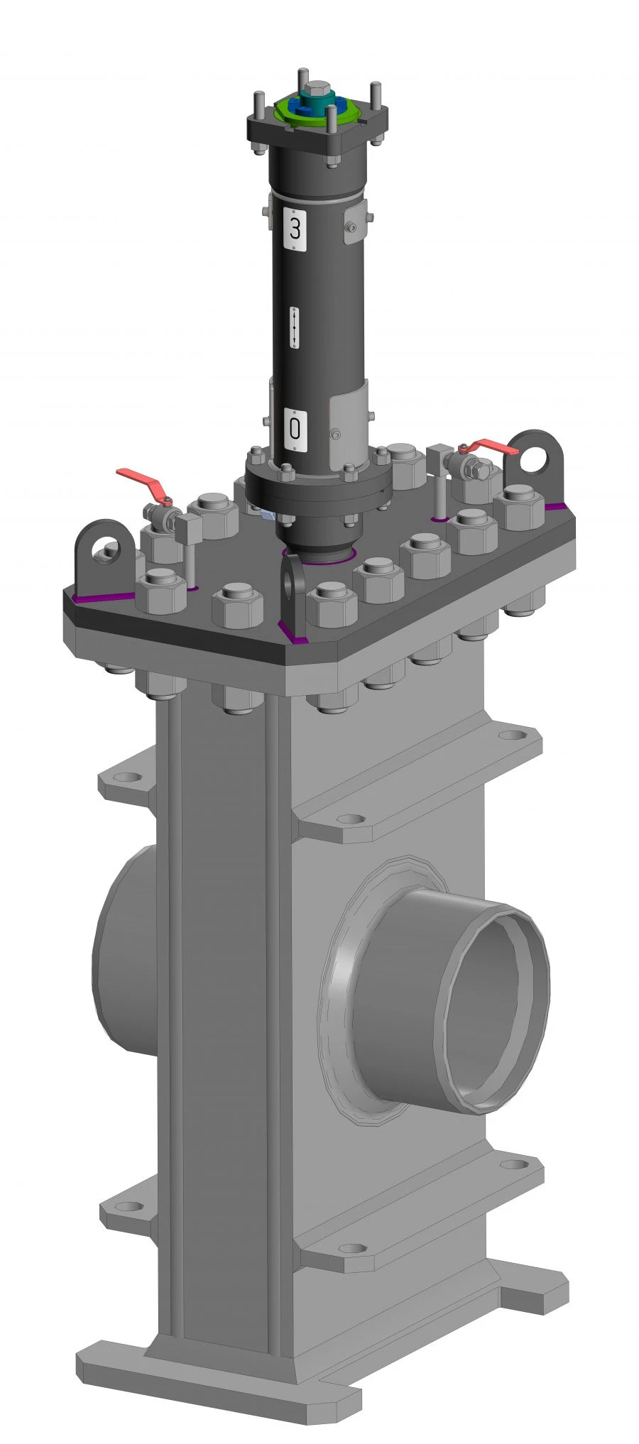 Slide Gate Valves DN 100-800 PN 1.6-6.3 MPa
