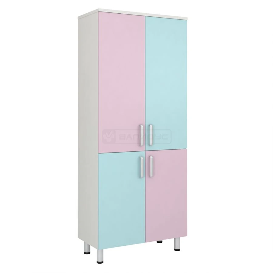 Four-Door Cabinet with Shelves, Model SHM-8CT