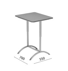 Adjustable Single Student Desk for Grades 5-7, TMSU13/3