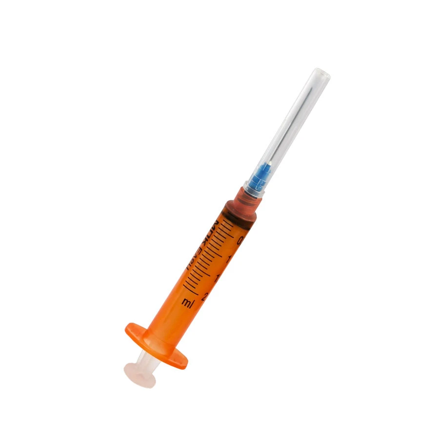 2ml Sterile Single-Use Injection Syringe with Luer Lock Tip