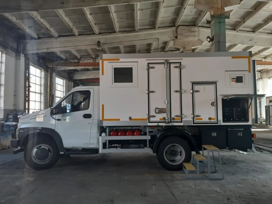 Mobile Welding and Repair Vehicle on KAMAZ Chassis