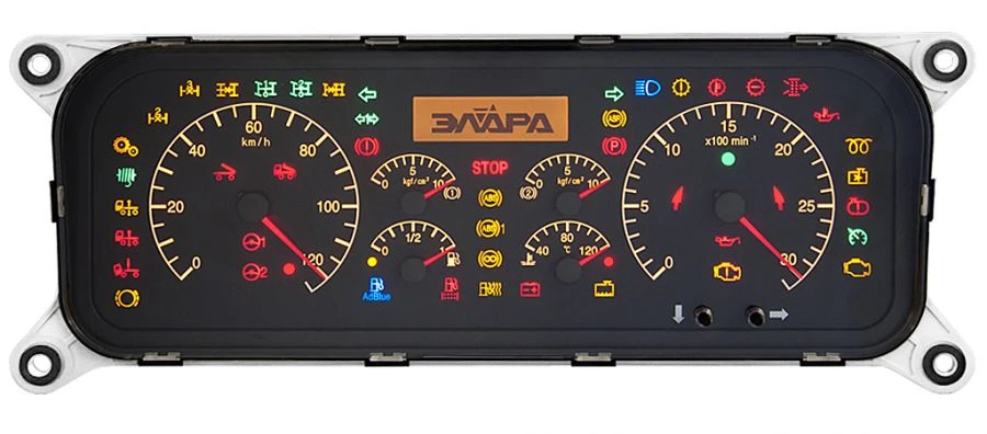 Instrument Combination for KAMAZ 69, Model 3801-01